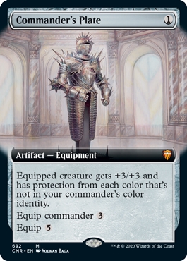 Commander's Plate Commander Legends Bordless